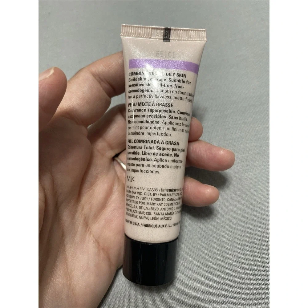 Mary Kay Timewise Matte Wear Foundation Beige 1 Combination Oily Skin NWOB